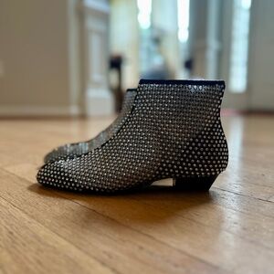 Rebecca Minkoff Mesh Crystal Bootie Size 8